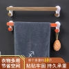 Factory direct sales of long and short three-color heart-shaped hook shoe racks, no need for drilling, strong adhesive, Douyin best-selling towel racks Item Picture